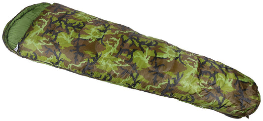 Sac de couchage momie, camouflage M95 CZ, rembourrage 2 couches