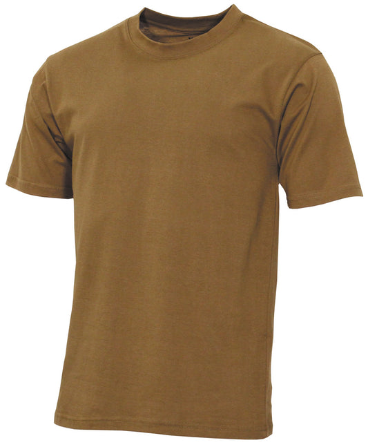 T-shirt US, "Streetstyle", beige coyote, 140-145 g/m²