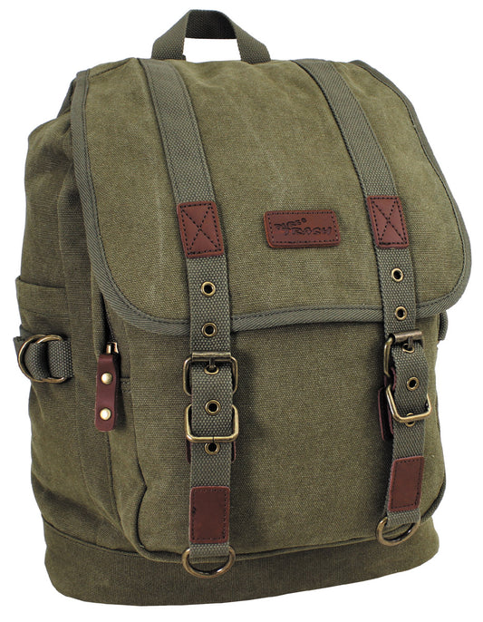 Rucksack, Canvas, "PT", oliv