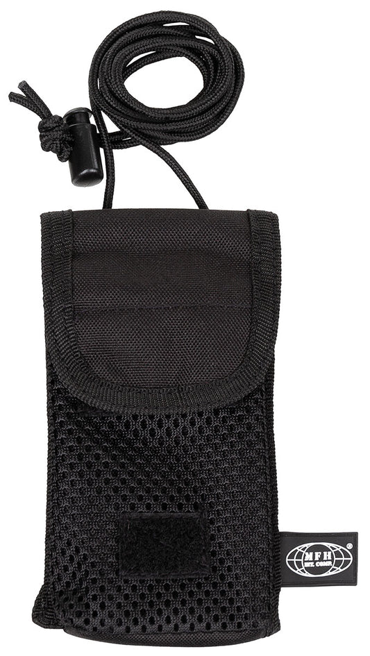 Sac pour téléphone portable, "MOLLE", noir