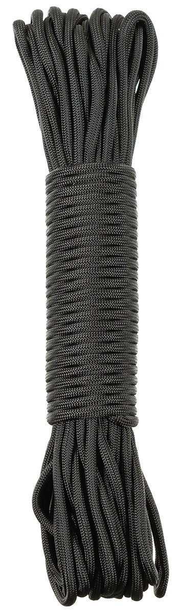 Cavo per paracadute, nero, 100 FT, nylon