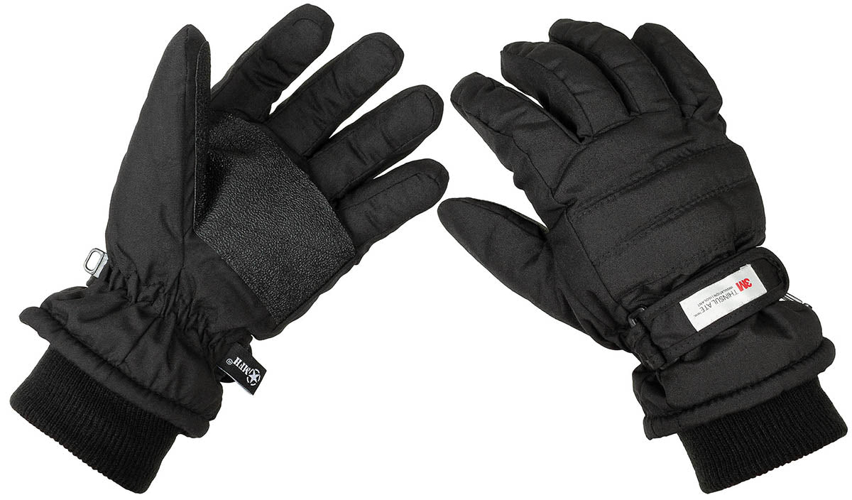 Gants pour doigts, noirs, isolation 3M™ Thinsulate™