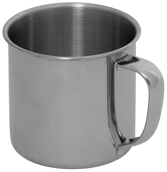 Tasse, Edelstahl, einwandig, ca. 250 ml