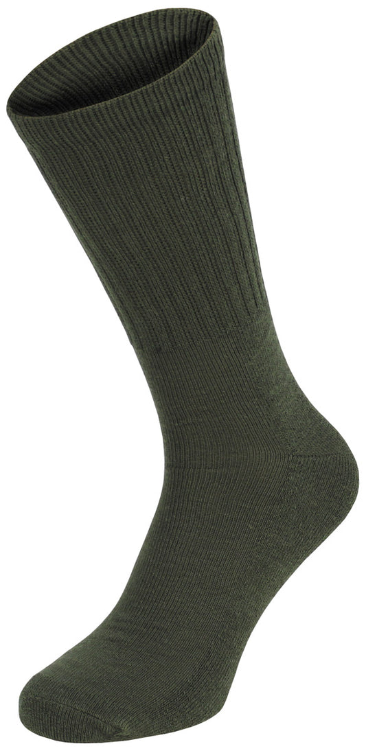 Chaussettes Army, olive, mi-longues, lot de 3