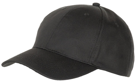 Casquette US, noire, taille réglable