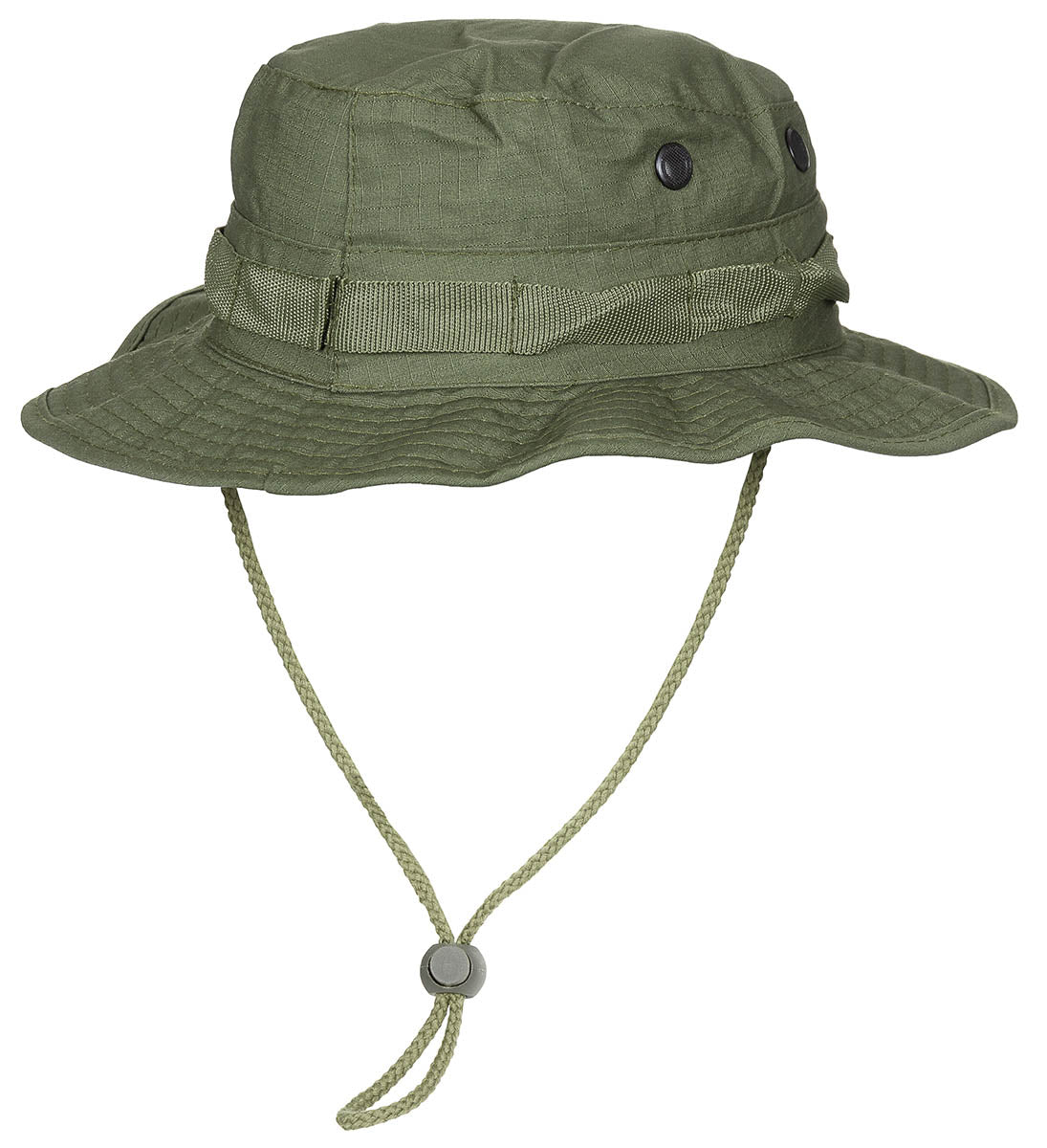 Cappello da bush US GI, con sottogola, GI Boonie, Rip Stop, oliva