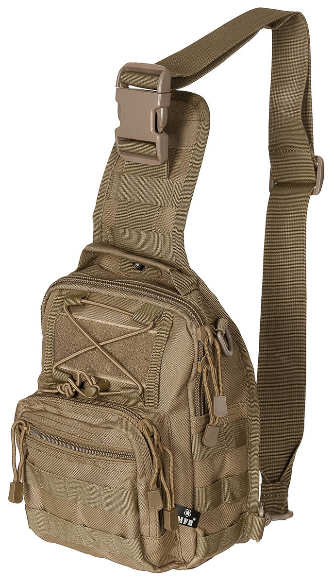 Sac bandoulière, "MOLLE", beige coyote