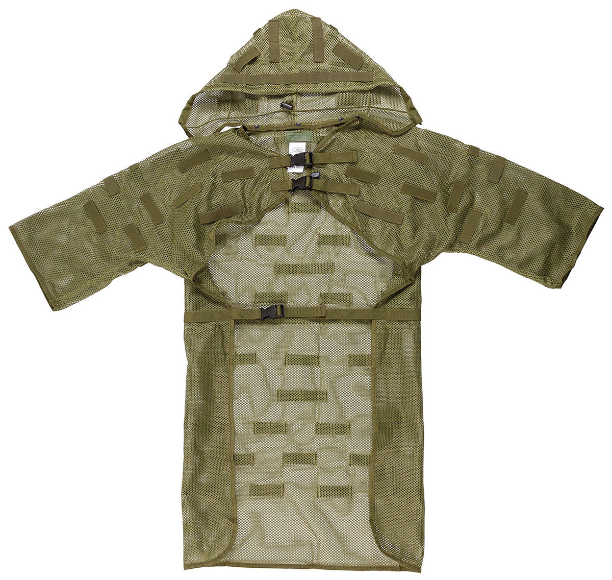 Manteau en maille avec boucles, pour camouflage, olive