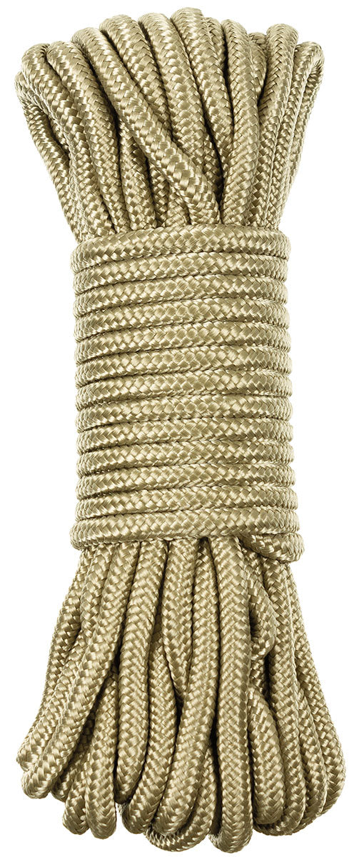 Corde, beige coyote, 7 mm, 15 mètres