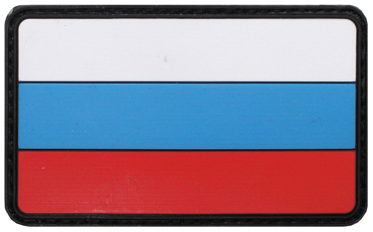 Distintivo in velcro, Russia, 3D, circa 8 x 5 cm