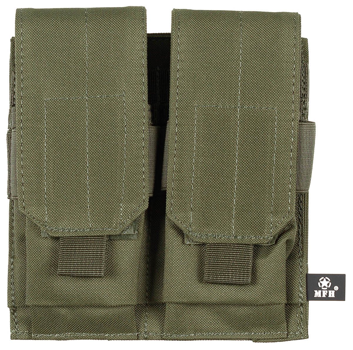 Pochette pour magazines, 2 volets "MOLLE", olive