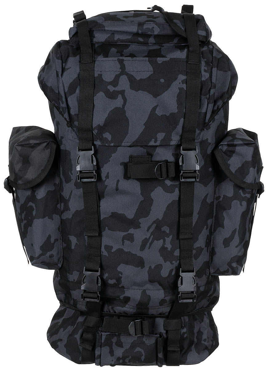 Sac à dos de combat BW, 65 l, renfort aluminium, camouflage nuit